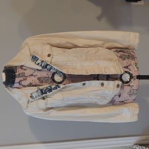 White Jean jacket